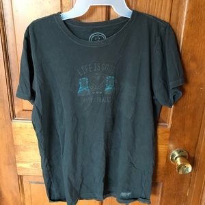 Life Is Good tee